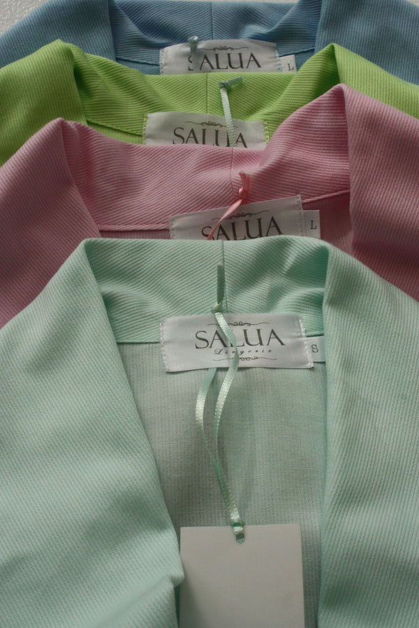 classic cotton pique robe salua lingerie