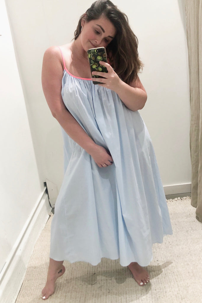 The Marigold Lounge Dress -Periwinkle